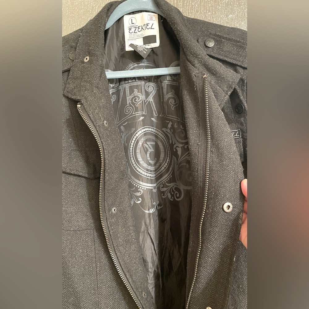 Ezekiel Skate Brand Mens Pea Coat